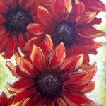 Virtual Paint and Sip – Blazing Sunflowers