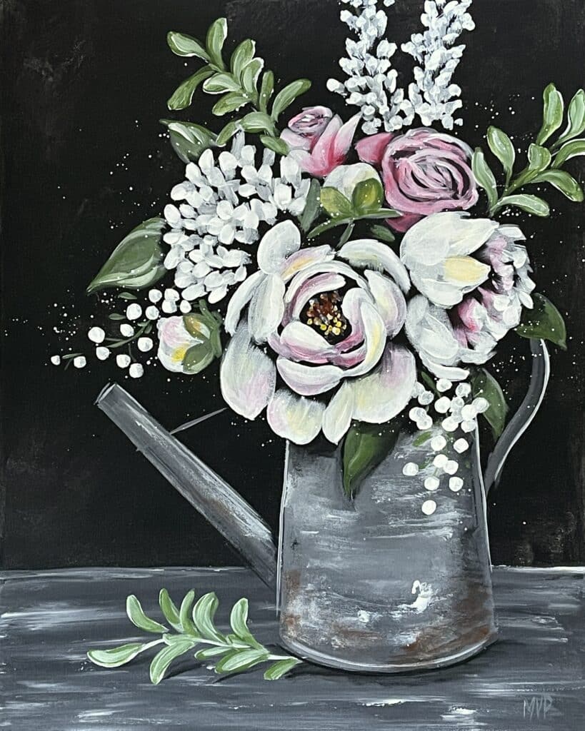 Paint & Sip, Abstract Florals 4/20/23 — The Painted Home