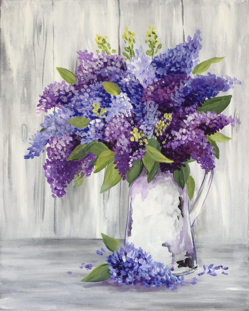 Paint and Sip – Luscious Lilacs