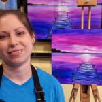 Virtual Paint and Sip – Mini Canvas Seascape Trio