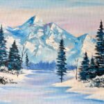 Virtual Paint and Sip – Northern Lights